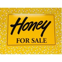 Honey For Sale Sign